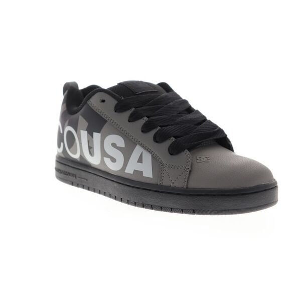 DC Mens Court Graffik SE Gray Shoes (NWT) - Picture 2 of 7